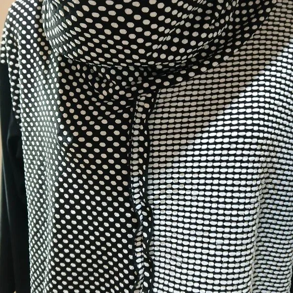 Joseph Ribkoff Top - Cowl Neck / High-Low - Picture 4 of 5